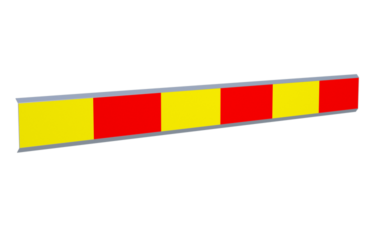 Red & Yellow Reflective Board