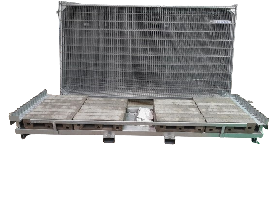 Transport rack-V Basic for 30 fences + foot + couplers-1