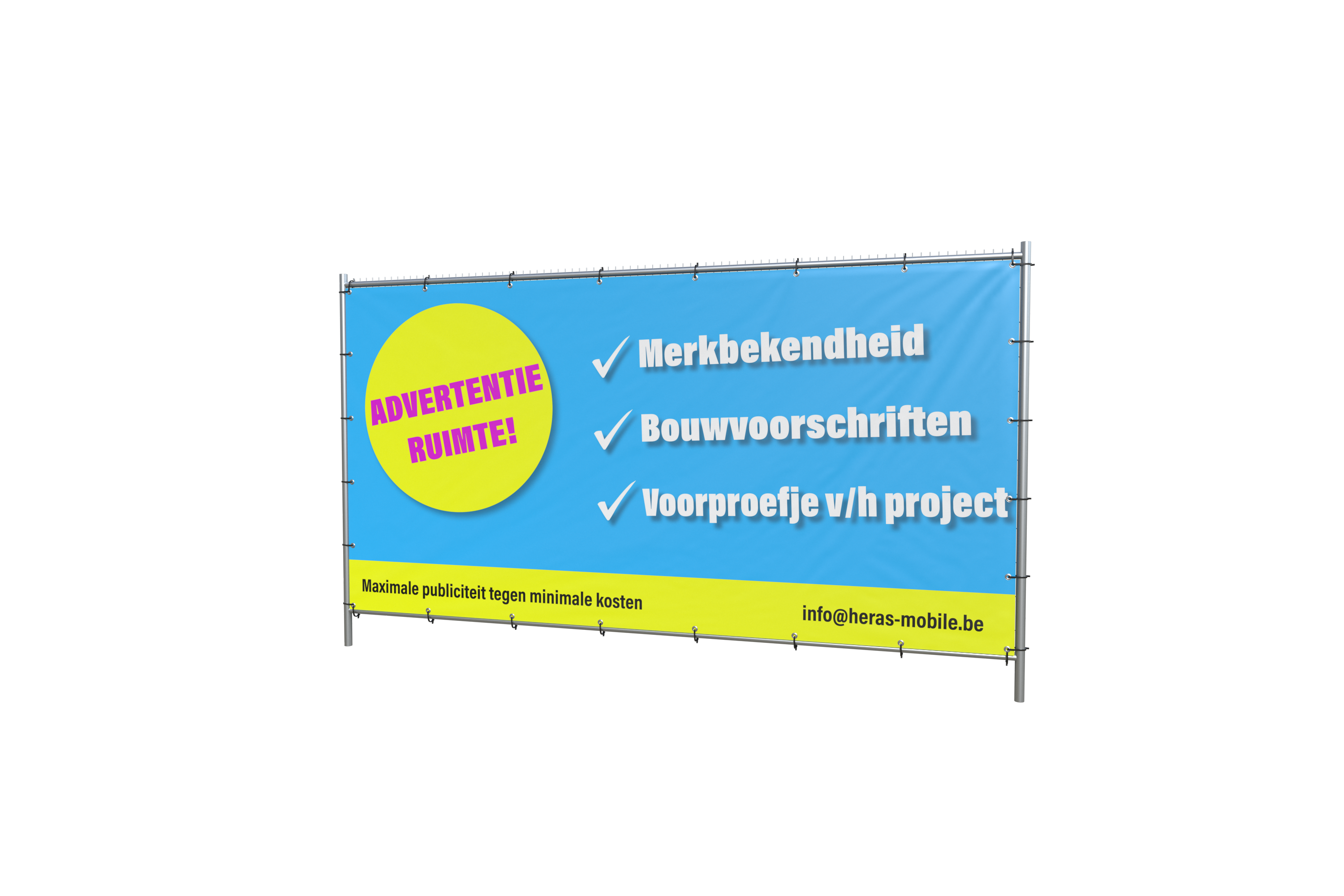 Reclamedoek <br>(3,40 m x 1,75 m)