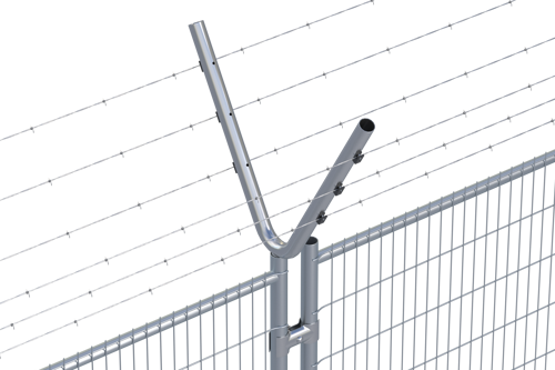 Y-shaped barbed wire holder-2